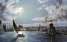 Nantucket: The Island Port by Moonlight at the Turn of the Century - Huge - Massachusetts Limited Edition Print by John Stobart - 0 Nantucket: The Island Port by Moonlight at the Turn of the Century - Huge - Massachusetts Limited Edition Print by John Stobart - 0