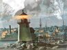Nantucket: The Island Port by Moonlight at the Turn of the Century - Huge - Massachusetts Limited Edition Print by John Stobart - 3 Nantucket: The Island Port by Moonlight at the Turn of the Century - Huge - Massachusetts Limited Edition Print by John Stobart - 3