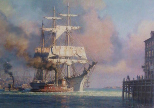Harbor Farwell 2004 Limited Edition Print by John Stobart