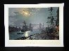 London: Moonlight Over the Lower Pool  1897 Limited Edition Print by John Stobart - 4