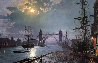 London: Moonlight Over the Lower Pool  1897 Limited Edition Print by John Stobart - 1