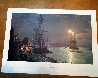 Moonlight Over the Savannah River in 1850 - Georgia Limited Edition Print by John Stobart - 3
