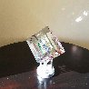 Rose Spectrum Crystal Cube Unique Sculpture 2016 5 in Sculpture by Jack Storms - 4