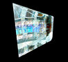 Small Blue Aerial Crystal Sculpture 2016 9 in Sculpture by Jack Storms - 0