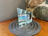 Small Blue Aerial Crystal Sculpture 2016 9 in Sculpture by Jack Storms - 2