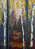 Untitled Landscape on Wood 2006 78x48 Huge Mural Size Original Painting by Rolinda Stotts - 0