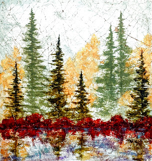 Untitled Landscape 2008 48x48 - Huge Original Painting - Rolinda Stotts Untitled Landscape 2008 48x48 - Huge Original Painting - Rolinda Stotts