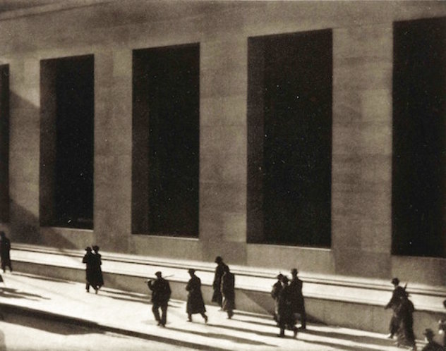 Wall Street, New York, 1916  Rare Photogravure Photography by Paul Strand