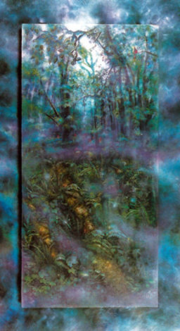 Emerald Rainforest 1989 35x44  Huge Limited Edition Print - Brett Livingstone Strong