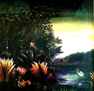 Homage of Henri Rousseau - Tango in the Night 1987 Limited Edition Print - Brett Livingstone Strong Homage of Henri Rousseau - Tango in the Night 1987 Limited Edition Print - Brett Livingstone Strong