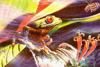 Jurassic Frog 1984 Limited Edition Print by Brett Livingstone Strong - 1