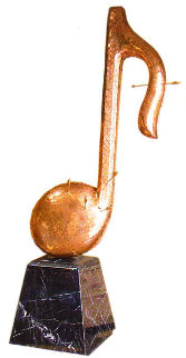 Musical Note Heavy Metal Bronze Sculpture 1991 72 in Sculpture - Brett Livingstone Strong Musical Note Heavy Metal Bronze Sculpture 1991 72 in Sculpture - Brett Livingstone Strong