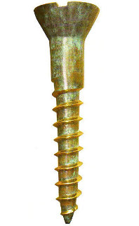 Screw Bronze Sculpture 1991 45 in Sculpture - Brett Livingstone Strong Screw Bronze Sculpture 1991 45 in Sculpture - Brett Livingstone Strong