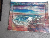 Surreal Sea AP 1990 Huge Limited Edition Print by Brett Livingstone Strong - 1