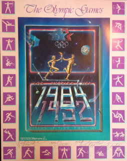 1984 Olympic Games AP Limited Edition Print - Brett Livingstone Strong 1984 Olympic Games AP Limited Edition Print - Brett Livingstone Strong