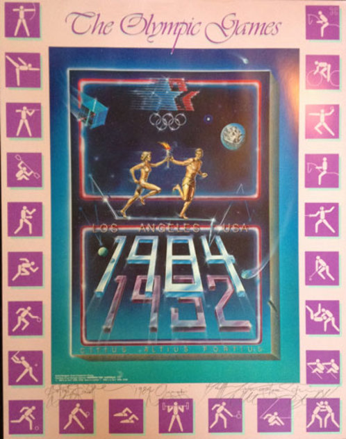 1984 Olympic Games AP Limited Edition Print by Brett Livingstone Strong