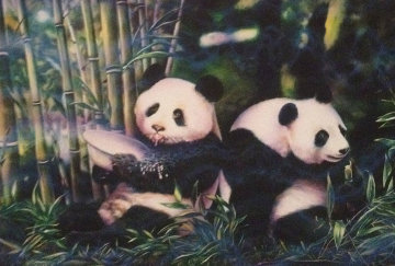 Pandas 1997 Limited Edition Print - Brett Livingstone Strong Pandas 1997 Limited Edition Print - Brett Livingstone Strong