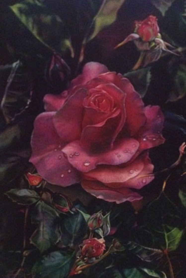 Prehistoric Rose 1997 Limited Edition Print by Brett Livingstone Strong Prehistoric Rose 1997 Limited Edition Print by Brett Livingstone Strong