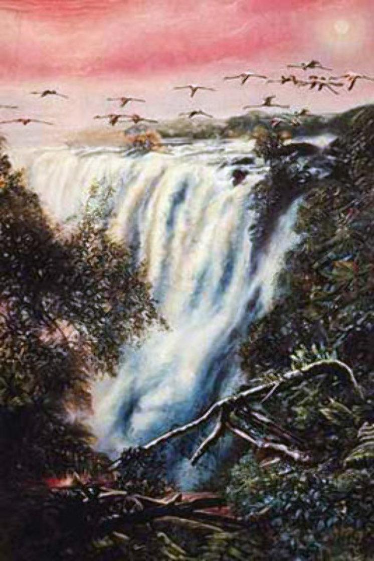 Victoria Falls 1993 Limited Edition Print by Brett Livingstone Strong