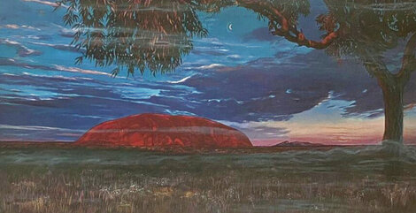 Ayers Rock Australia AP 1994 Limited Edition Print - Brett Livingstone Strong