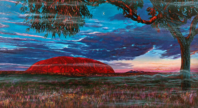 Ayers Rock Australia AP 1994 Limited Edition Print by Brett Livingstone Strong
