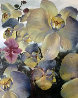 Orchids Watercolor 1990 36x48 Watercolor by Brett Livingstone Strong - 0