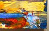 Saloon Freedom 2024 48x48 - Huge Original Painting by Stuart Yankell - 6