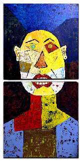 Don Simon 2020 40x20 Huge Original Painting - Eduardo Suarez Uribe-Holguin Don Simon 2020 40x20 Huge Original Painting - Eduardo Suarez Uribe-Holguin