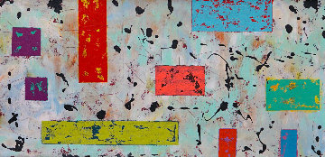 Dalmatian View 2014 16x80 Original Painting - Eduardo Suarez Uribe-Holguin Dalmatian View 2014 16x80 Original Painting - Eduardo Suarez Uribe-Holguin