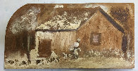 Home From the Hunt 1980 23x12 Original Painting by Jimmy Lee Sudduth - 0