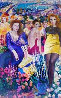 Patio View 96x60 Original Painting by Vadik Suljakov - 0 Patio View 96x60 Original Painting by Vadik Suljakov - 0