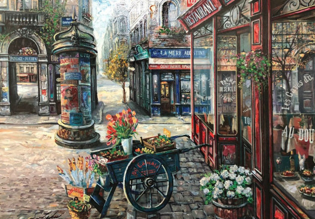 Passage De Julien PP - Paris, France Limited Edition Print by Vadik Suljakov