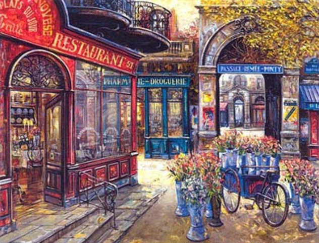 Passage De Toquet PP - Paris, France Limited Edition Print by Vadik Suljakov