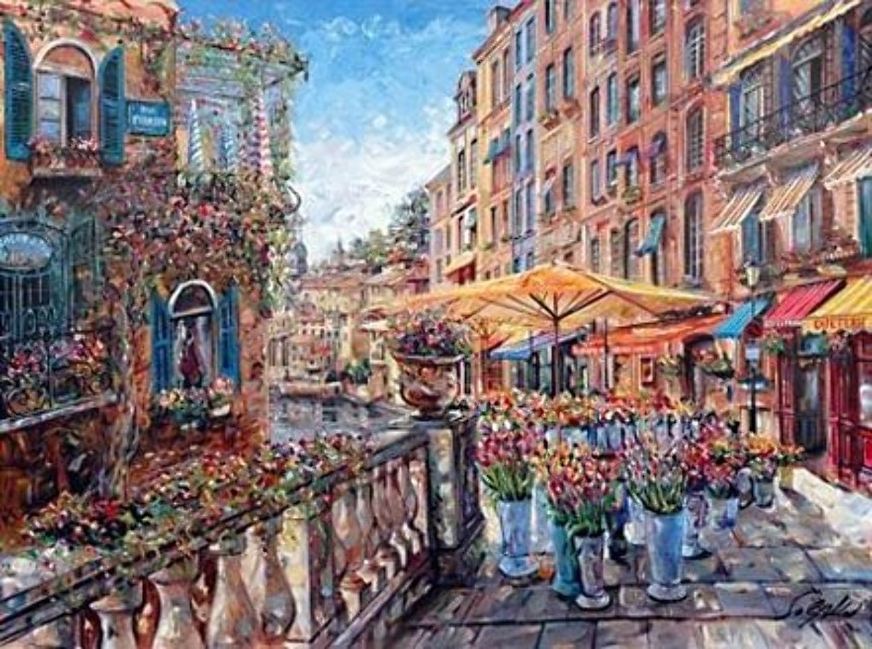 Rue Felicien PP Limited Edition Print by Vadik Suljakov Rue Felicien PP Limited Edition Print by Vadik Suljakov