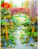 Reflections At Giverny 30x40 - Huge - France Original Painting by Vadik Suljakov - 1