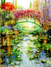 Reflections At Giverny 30x40 - Huge - France Original Painting by Vadik Suljakov - 0