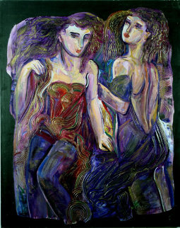 Interlude 60x48 Huge Original Painting - Vadik Suljakov Interlude 60x48 Huge Original Painting - Vadik Suljakov