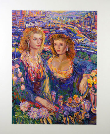 Sheer Elegance 48x60 Huge Original Painting - Vadik Suljakov