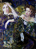 Sisters on the Town 36x48 Huge Original Painting by Vadik Suljakov - 0