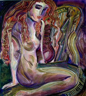 Veronica 34x30 Original Painting - Vadik Suljakov Veronica 34x30 Original Painting - Vadik Suljakov