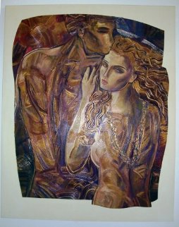 Amorata 60x48 Huge Original Painting - Vadik Suljakov