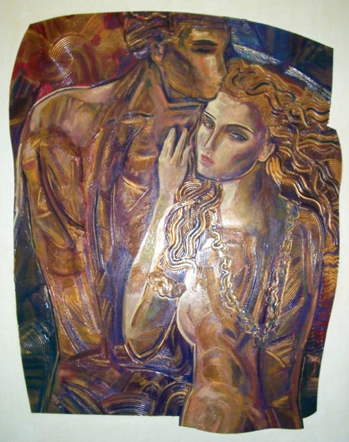 Amorata 60x48 Huge Original Painting by Vadik Suljakov