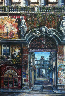 Passage La Pensee D'or 72x52 Original Painting - Vadik Suljakov Passage La Pensee D'or 72x52 Original Painting - Vadik Suljakov