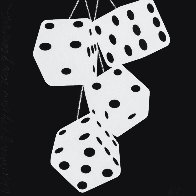 Fuzzy Dice Suite of 4 2017 Limited Edition Print by Donald Sultan - 1 Fuzzy Dice Suite of 4 2017 Limited Edition Print by Donald Sultan - 1