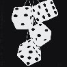 Fuzzy Dice Suite of 4 2017 Limited Edition Print by Donald Sultan - 1 Fuzzy Dice Suite of 4 2017 Limited Edition Print by Donald Sultan - 1