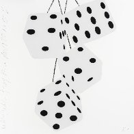 Fuzzy Dice Suite of 4 2017 Limited Edition Print by Donald Sultan - 3 Fuzzy Dice Suite of 4 2017 Limited Edition Print by Donald Sultan - 3