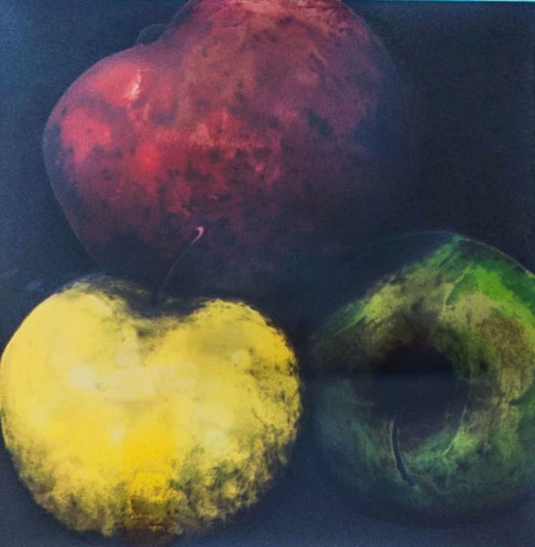 Apples 1989 Limited Edition Print by Donald Sultan Apples 1989 Limited Edition Print by Donald Sultan