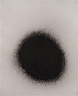 Black Egg 1988 64x52 Works on Paper (not prints) - Donald Sultan Black Egg 1988 64x52 Works on Paper (not prints) - Donald Sultan