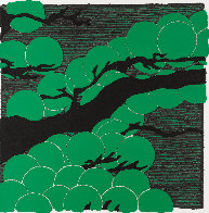 Japanese Pines Mixografia 2008 Limited Edition Print by Donald Sultan - 0 Japanese Pines Mixografia 2008 Limited Edition Print by Donald Sultan - 0