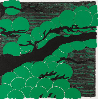 Japanese Pines Mixografia 2008 Limited Edition Print - Donald Sultan Japanese Pines Mixografia 2008 Limited Edition Print - Donald Sultan
